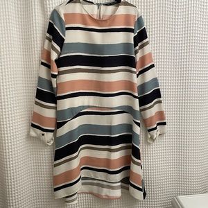 Zara long sleeve striped dress